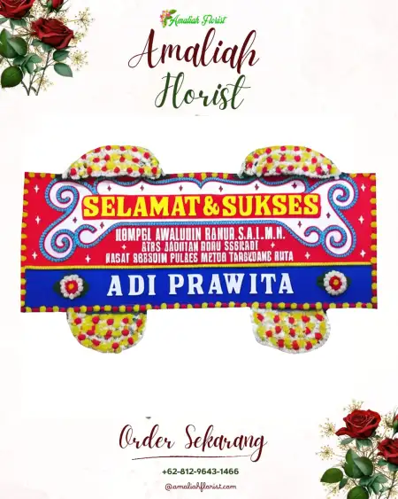 Papan Bunga Ucapan Selamat kali deres